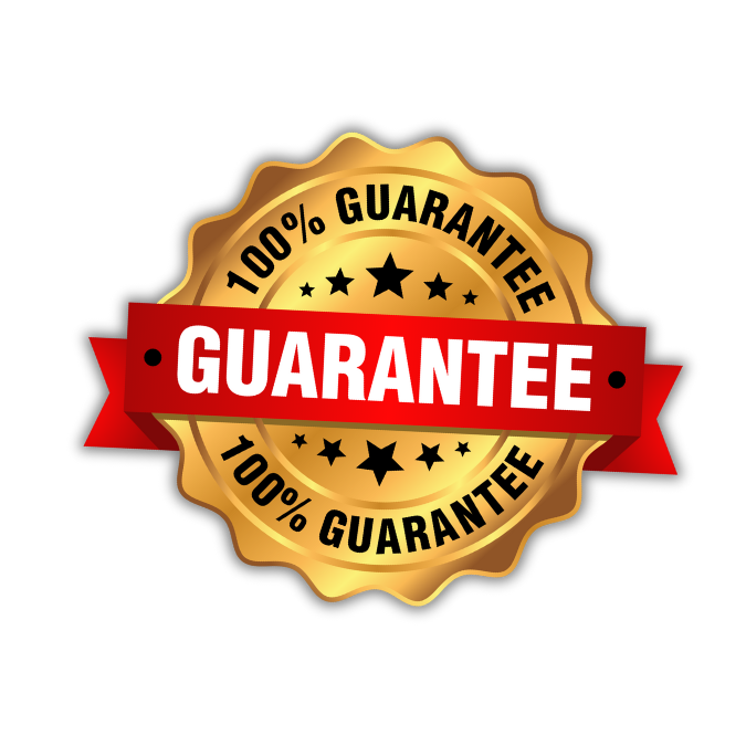 100% Guarantee for Quality
